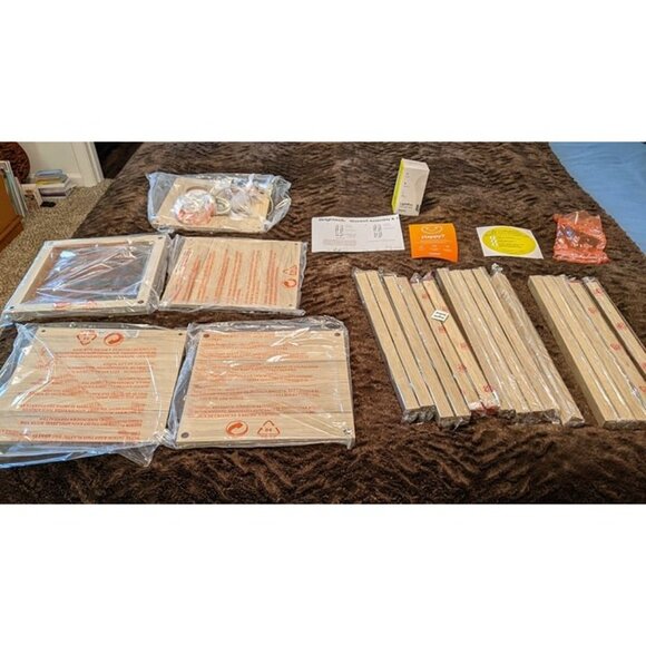 New Maxwell - Modern Shelf Floor Lamp with Lamp Shade and LED Bulb - Picture 2 of 2